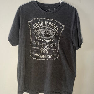 Bravado Guns N' Roses Charcoal White Short Sleeve Tee - Men's M